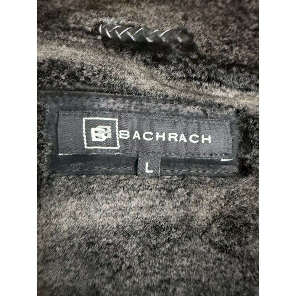 Bachrach Black Suede Fur‑Lined Vintage Jacket SzL - Picture 4 of 7